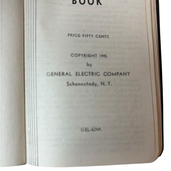 VTG 1945 GE "Photo Data Book" General Electric Service Light Exposure Charts EUC - Picture 13 of 16